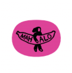 mahalo klistermärke