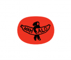 mahalo klistermärke