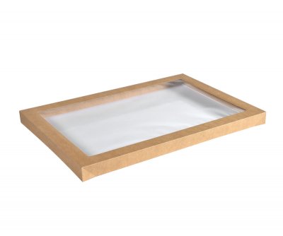 Glance Catering Lid Large 455 x 313 x 30 mm Brun