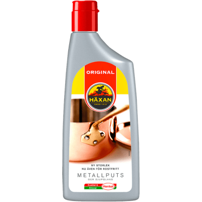 häxan, metallputs, koppar, mässing