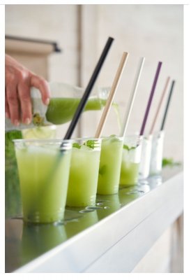 Smoothie sugrör bar